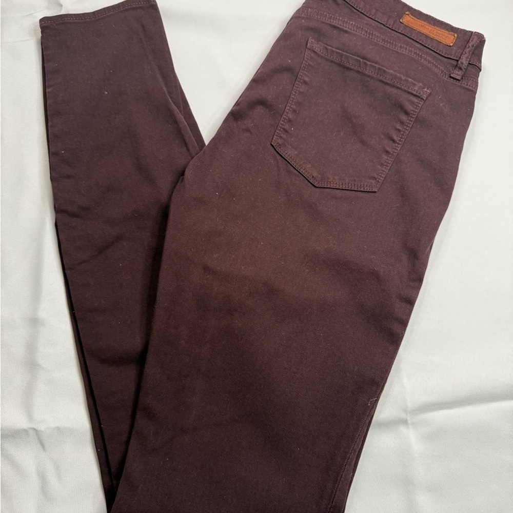 Articles Of Society Burgundy Skinny Jeans Size 27